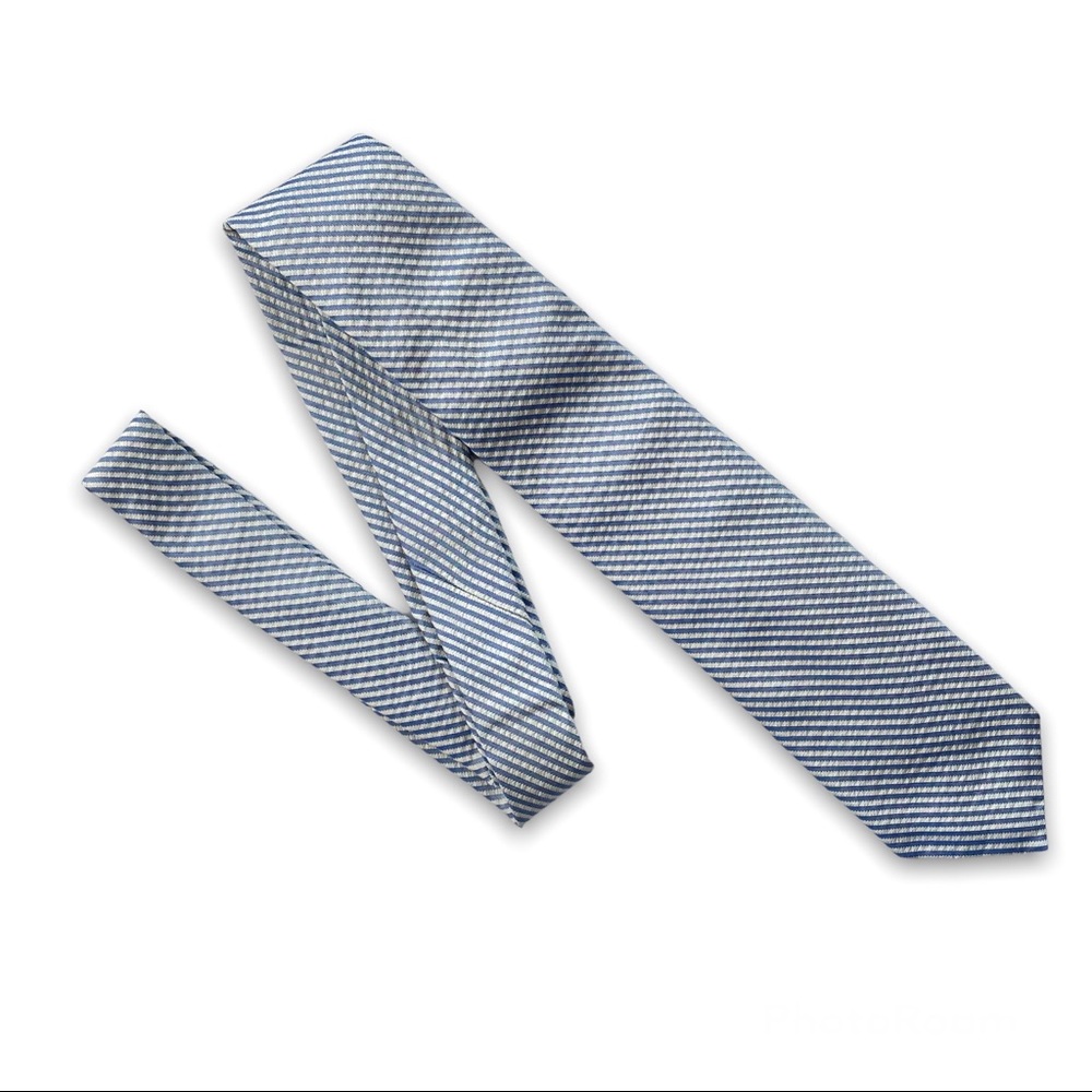 J Crew Silk Searsucker Tie